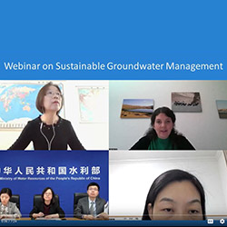 Webinar on sustainable groundwater management