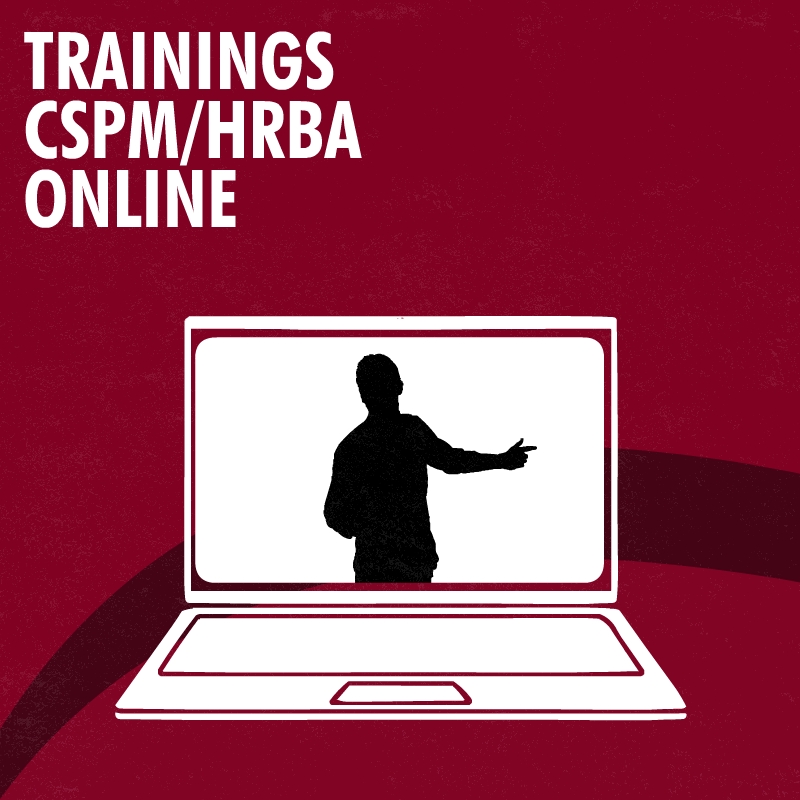 CSPM/HRBA online trainings